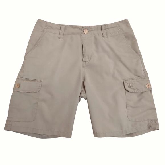 DC Collection Khaki Outdoor Cargo Shorts Size 30 Utility Unisex Sportswear - Picture 1 of 10